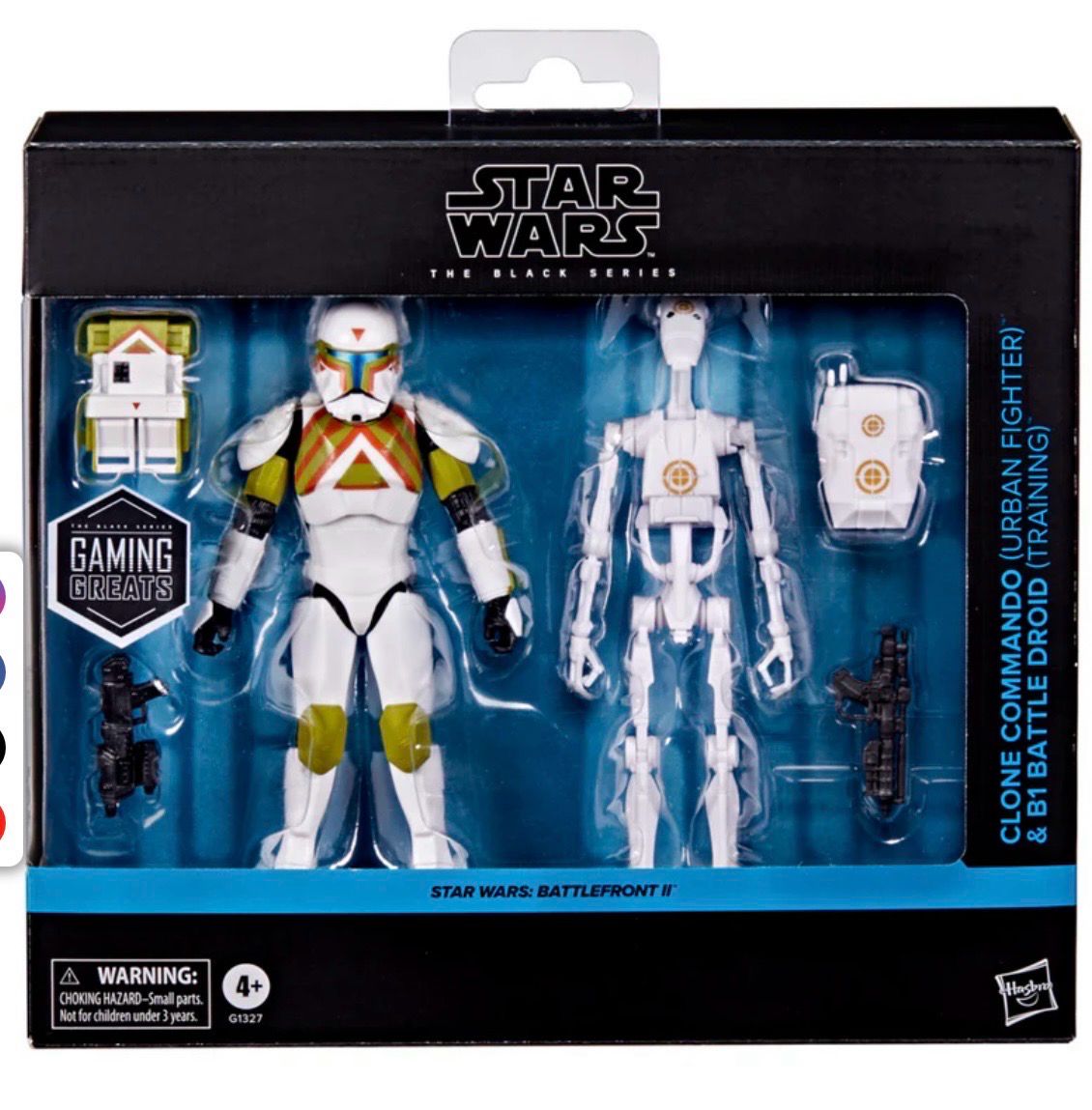 Star Wars Black Series 2-pack Clone Commando (Urban Fighter) & B1 Battle Droid (Training) Battlefront II