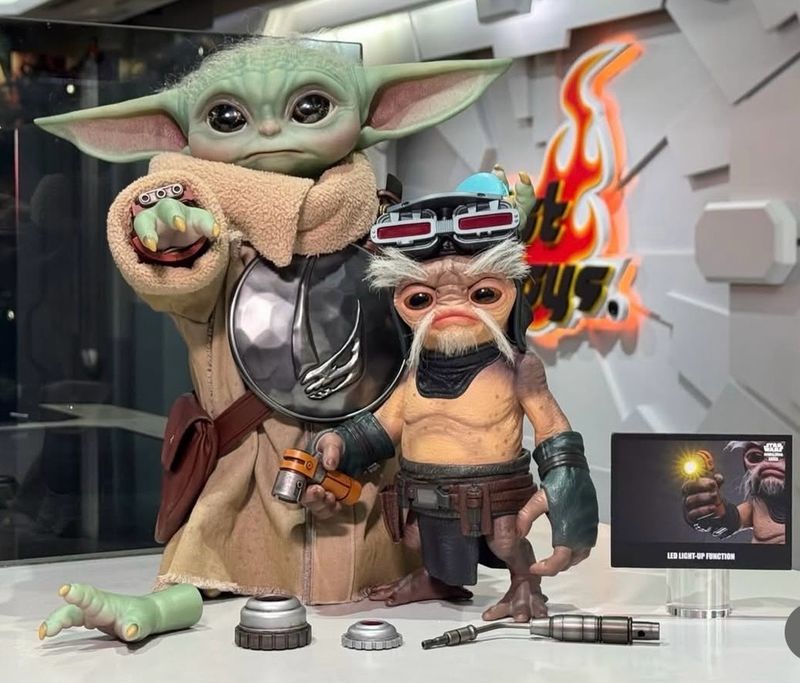 PRE ORDER PREPAYMENT €75,00 Star Wars Hot Toys Life-Size Grogu 38 cm