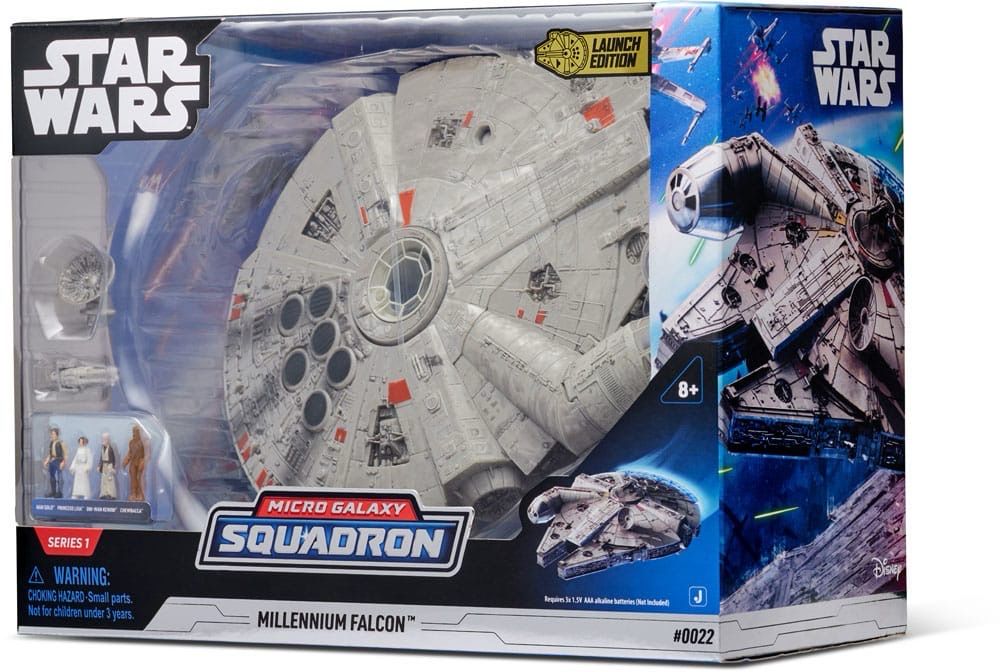 Star Wars Jazwares Millennium Falcon Micro Galaxy Squadron 23cm