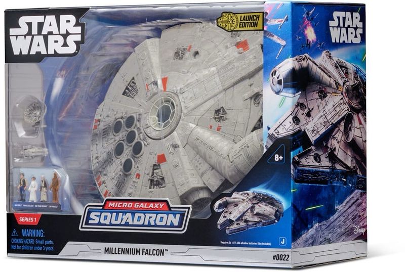 Star Wars Jazwares Millennium Falcon Micro Galaxy Squadron 23cm