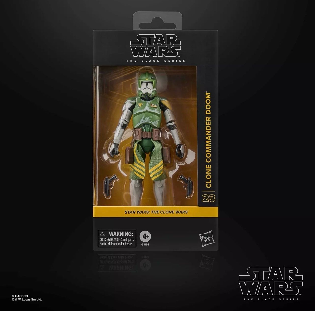 PRE ORDER PREPAYMENT €5,00 Star Wars The Black Series #23 Clone Commander Doom (The Clone Wars) 15cm/6”