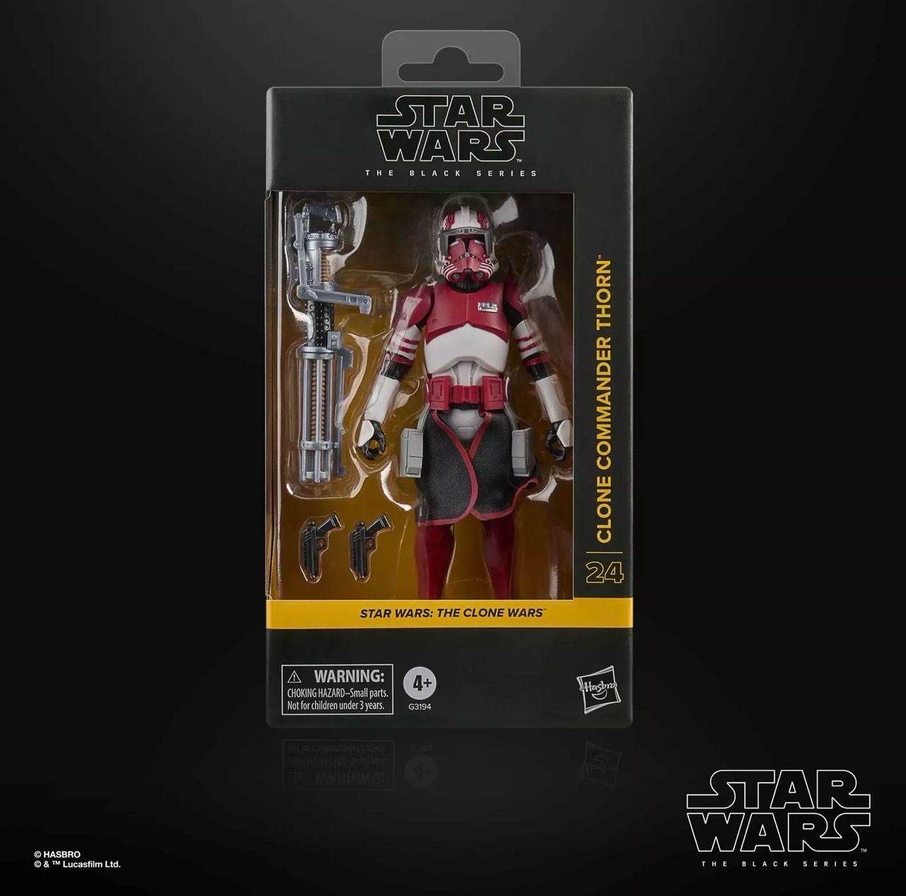PRE ORDER PREPAYMENT €5,00 Star Wars The Black Series #24 Clone Commander Thorn (The Clone Wars) 15cm/6”