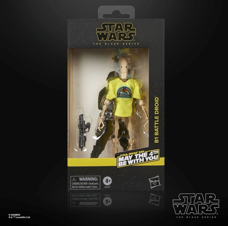 PRE ORDER PREPAYMENT €5,00 Star Wars The Black Series May the 4th be With you Battle Droid 15cm/6”