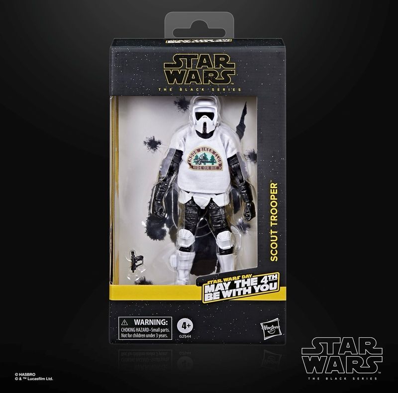 PRE ORDER PREPAYMENT €5,00 Star Wars The Black Series May the 4th be with you Scout Trooper 15cm/6”