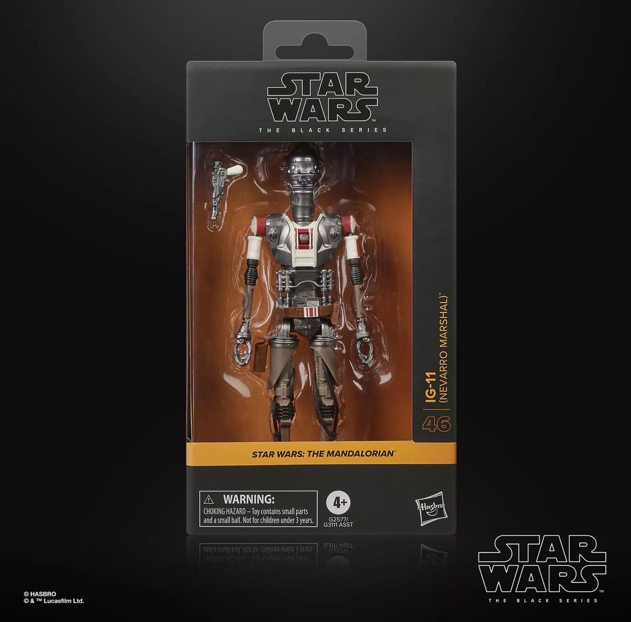 PRE ORDER PREPAYMENT €5,00 Star Wars The Black Series #46 IG-11 Nevarro Marshall (The Mandalorian)