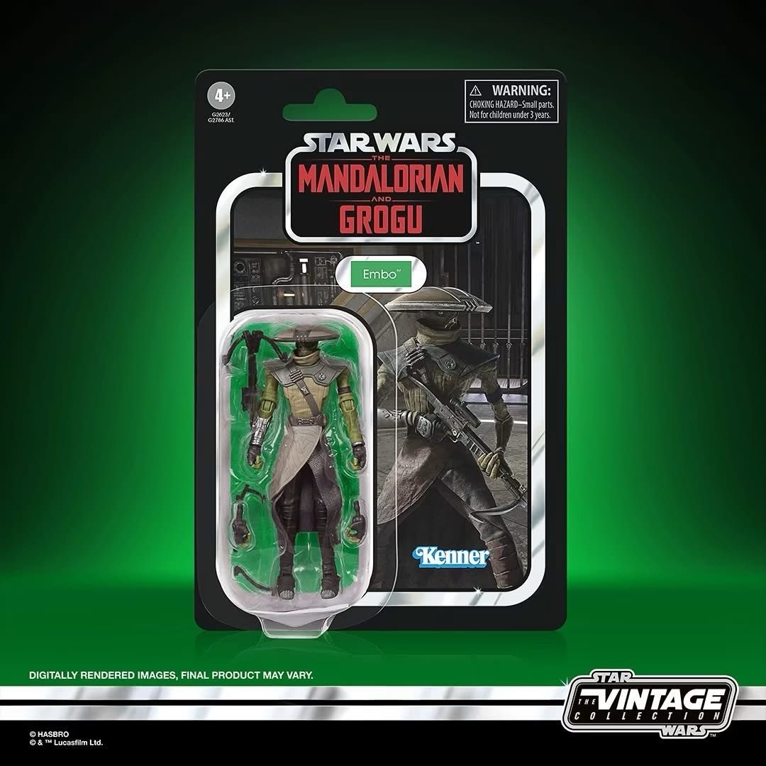 PRE ORDER PREPAYMENT €5,00 Star Wars The Vintage Collection VC406 Embo (The Mandalorian & Grogu)