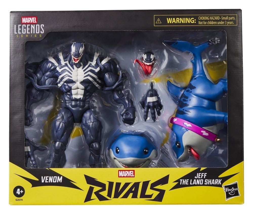 PRE ORDER PREPAYMENT €10,00 Marvel Legends Series Venom & Jeff the Land Shark 2-pack Marvel Rivals 15cm PRE ORDER PREPAYMENT €10,00 Marvel Legends Series Venom & Jeff the Land Shark 2-pack Marvel Rivals 15cm