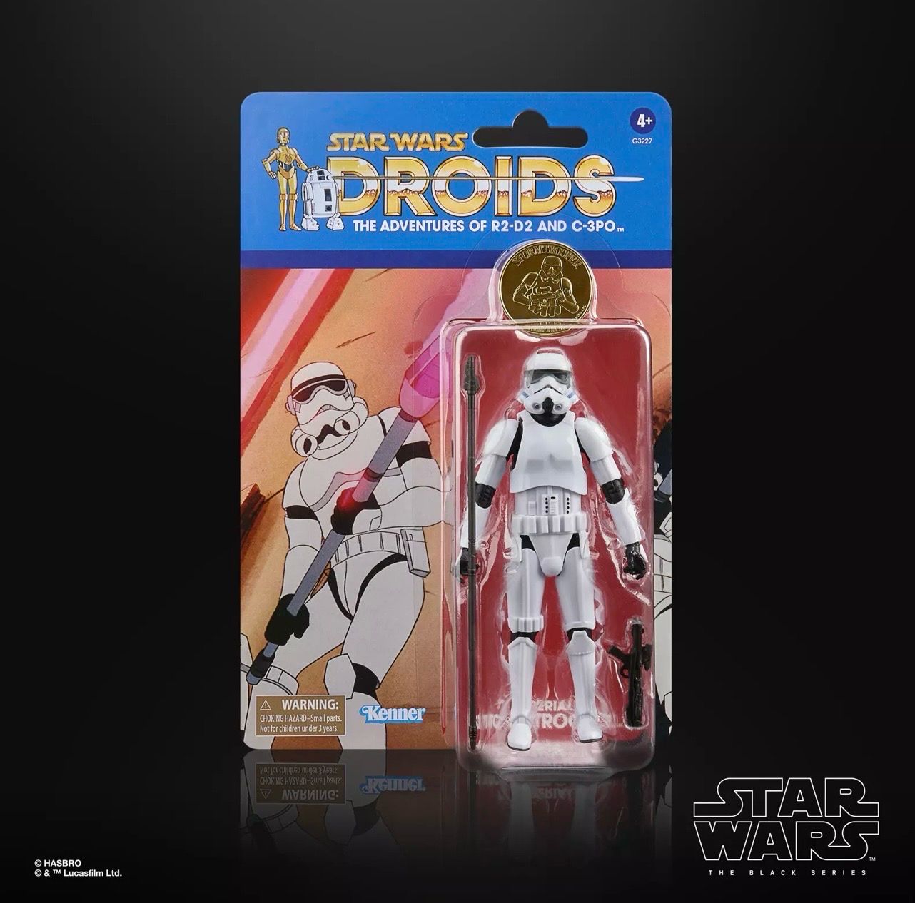PRE ORDER PREPAYMENT €5,00 Star Wars Droids The Black Series Stormtrooper 15cm/6”