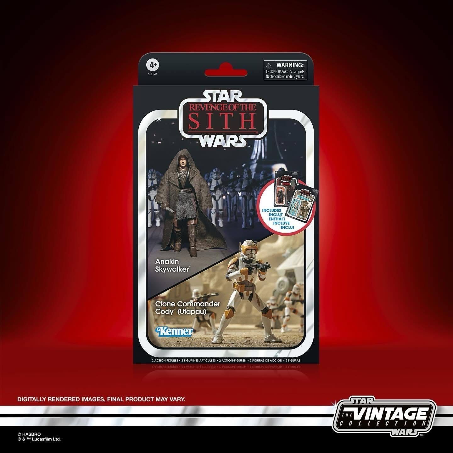 PRE ORDER PREPAYMENT €10,00 Star Wars The Vintage Collection 2-pack Anakin Skywalker & Clone Commander Cody (Utapau) PRE ORDER PREPAYMENT €10,00 Star Wars The Vintage Collection 2-pack Anakin Skywalker & Clone Commander Cody (Utapau)
