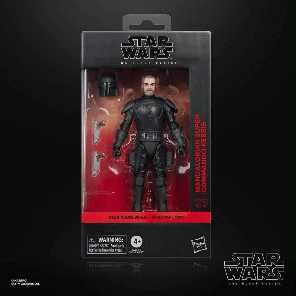 PRE ORDER PREPAYMENT €5,00 Star Wars The Black Series # Mandalorian Super Commando Kebris (Maul Shadow Lord) 15cm/6” PRE ORDER PREPAYMENT €5,00 Star Wars The Black Series # Mandalorian Super Commando Kebris (Maul Shadow Lord) 15cm/6”