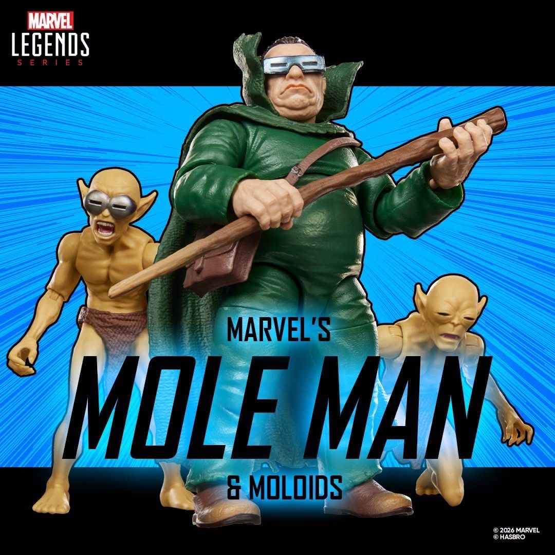 PRE ORDER PREPAYMENT €10,00 Marvel Legends Series Mole man & Moloids 3-pack (Fantastic Four)
