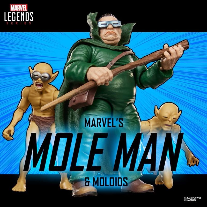 PRE ORDER PREPAYMENT €10,00 Marvel Legends Series Mole man & Moloids 3-pack (Fantastic Four) PRE ORDER PREPAYMENT €10,00 Marvel Legends Series Mole man & Moloids 3-pack (Fantastic Four)