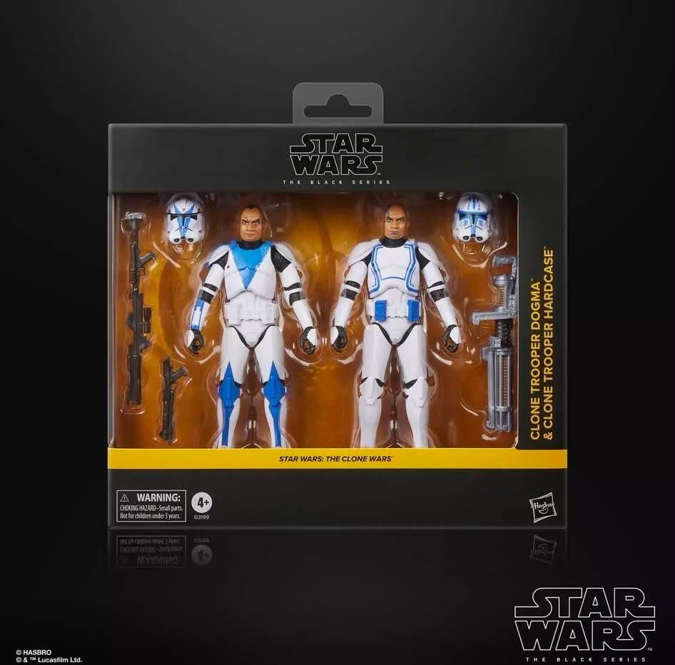 Star Wars The Black Series 2-pack Clone Trooper Dogma & Clone Trooper Hardcase (The Clone Wars) 15cm/6” Star Wars The Black Series 2-pack Clone Trooper Dogma & Clone Trooper Hardcase (The Clone Wars) 15cm/6”