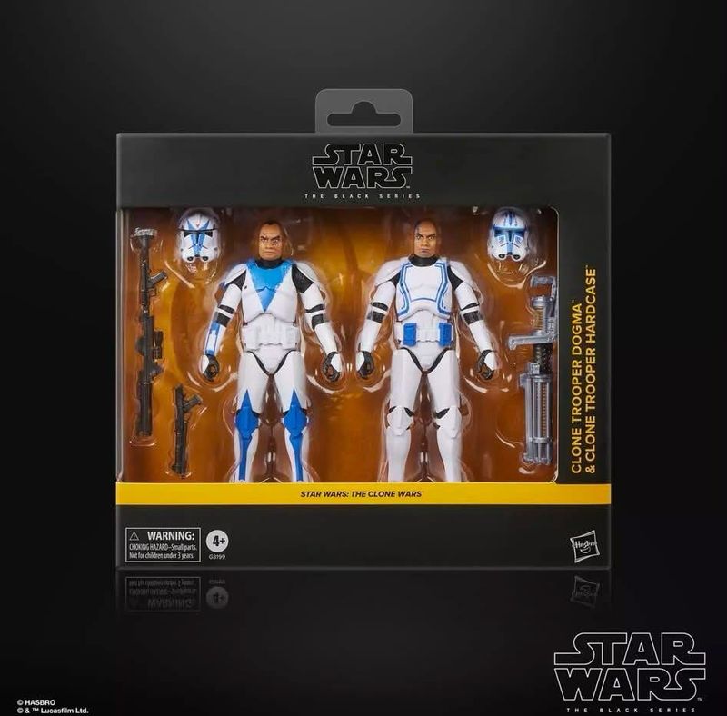 Star Wars The Black Series 2-pack Clone Trooper Dogma & Clone Trooper Hardcase (The Clone Wars) 15cm/6”