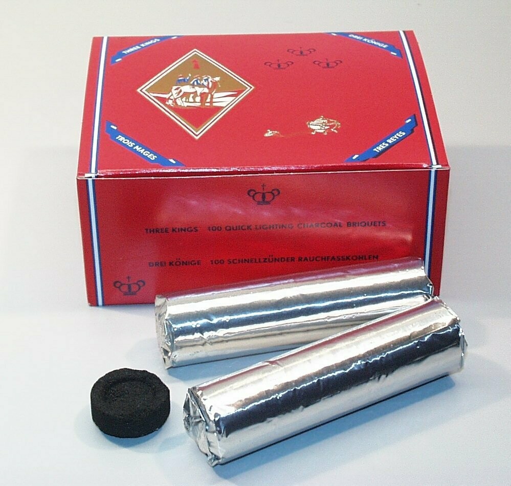 Holzkohle-Tabletten 40 mm Ø