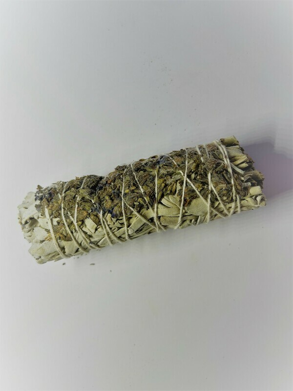 Weisser Salbei, White Sage Smudge Stick mit Lavendel