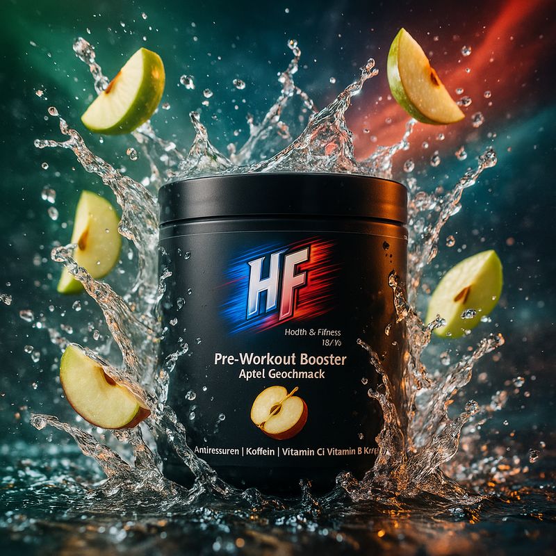 Pre-Workout Booster, Apfel Geschmack Pre-Workout Booster, Apfel Geschmack