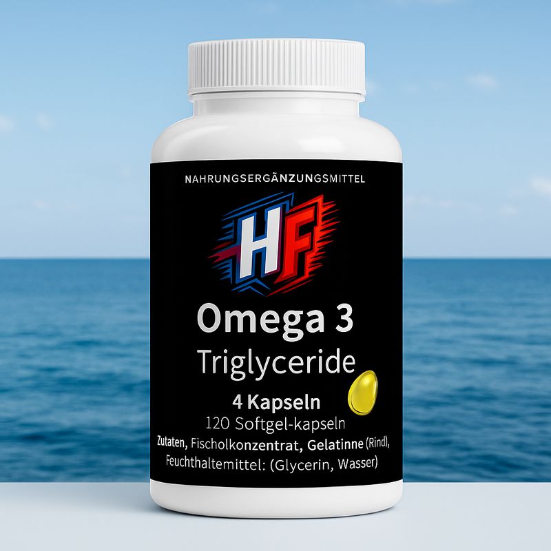 ​HF Omega 3 Triglyceride – Hochdosiert & Premiumqualität