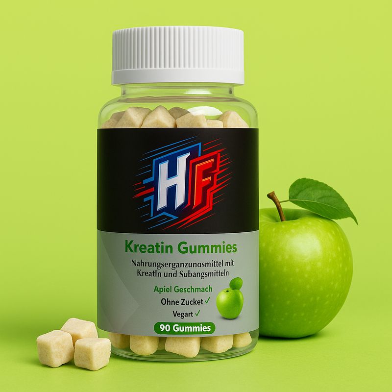 ​HF Kreatin Gummies – Apfelgeschmack