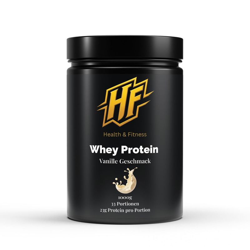 HF Premium Whey Protein Vanille 98% Molkeneiweiß für Muskelaufbau & Regeneration - Zuckerfrei mit Beta-Carotin HF Premium Whey Protein Vanille 98% Molkeneiweiß für Muskelaufbau & Regeneration - Zuckerfrei mit Beta-Carotin