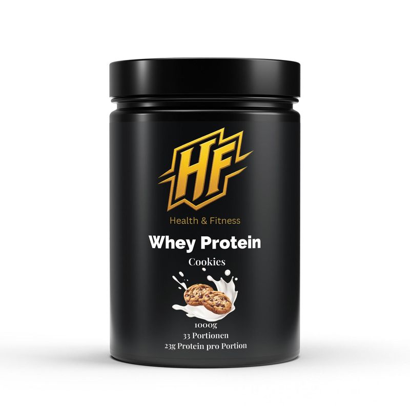HF Premium Whey Protein Cookies 98% Molkeneiweiß für Muskelaufbau & Regeneration - Zuckerfrei mit Beta-Carotin HF Premium Whey Protein Cookies 98% Molkeneiweiß für Muskelaufbau & Regeneration - Zuckerfrei mit Beta-Carotin