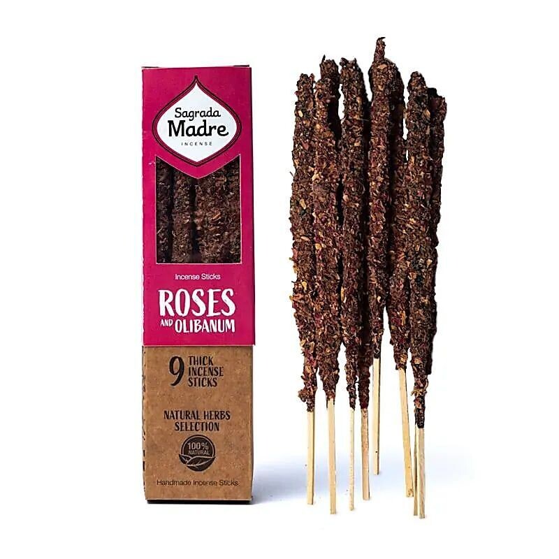 Sagrada Madre Herbal Räucherstäbchen Rose & Olibanum Sagrada Madre Herbal Räucherstäbchen Rose & Olibanum