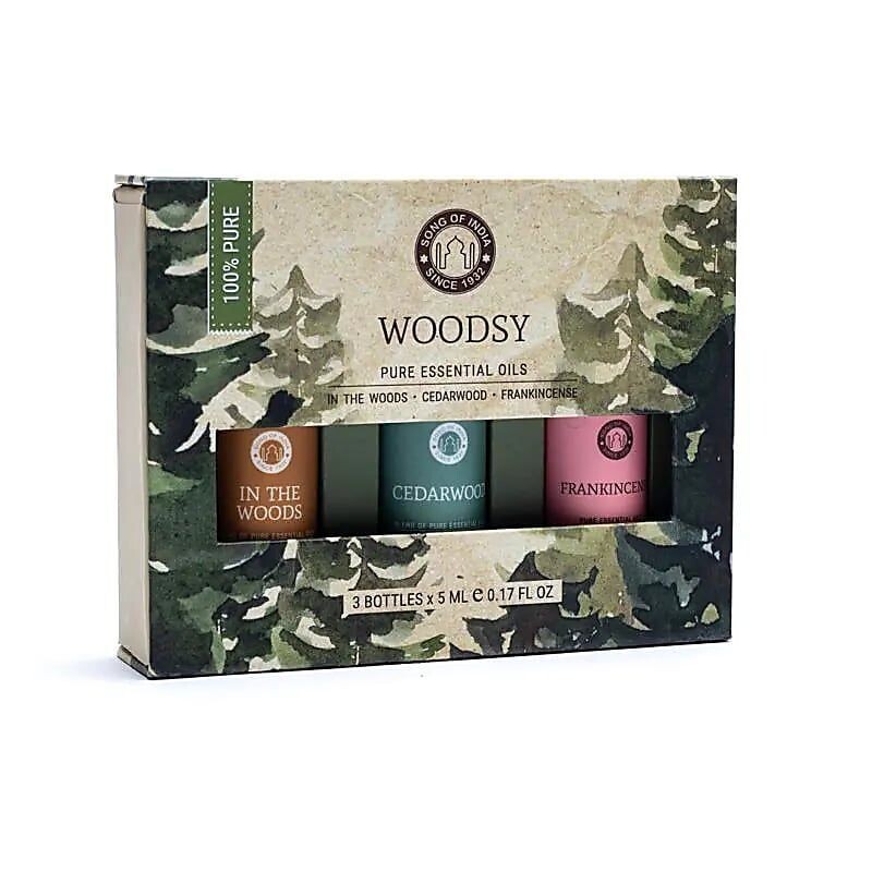 Woodsy Aromatherapie Ätherisches Öl Set Woodsy Aromatherapie Ätherisches Öl Set