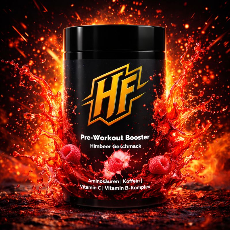 Pre-Workout Booster, Himbeer Geschmack Pre-Workout Booster, Himbeer Geschmack