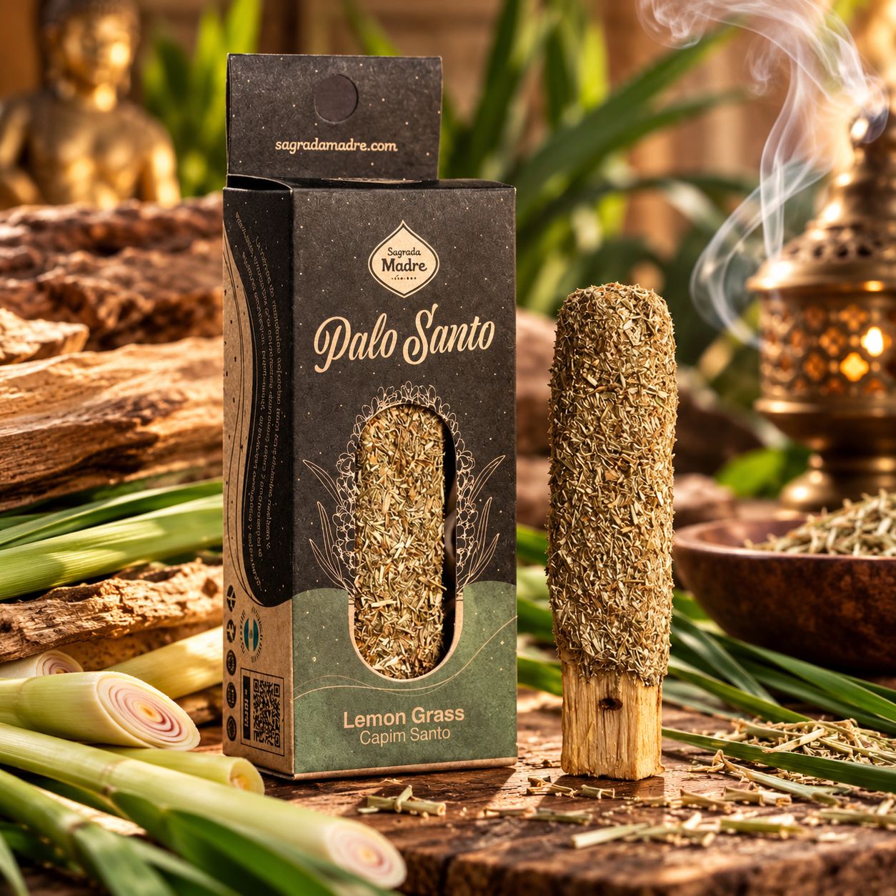 Sagrada Madre Palo Santo Stäbchen mit Zitronengras Sagrada Madre Palo Santo Stäbchen mit Zitronengras