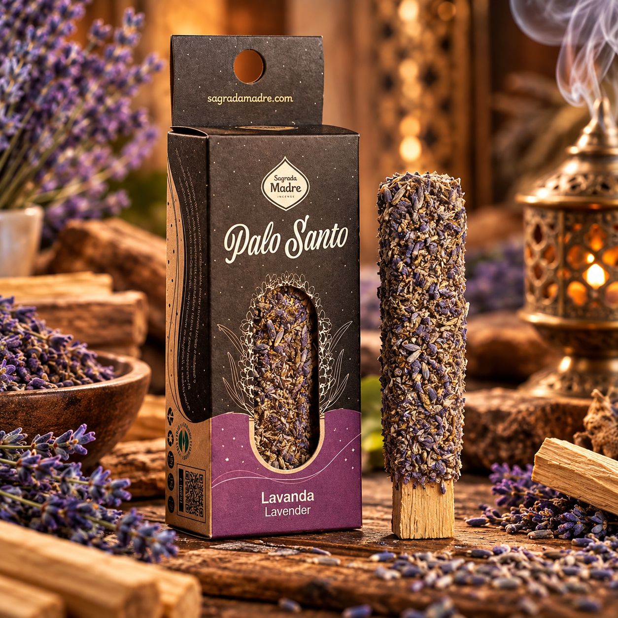 Sagrada Madre Palo Santo Stäbchen mit Lavendel Sagrada Madre Palo Santo Stäbchen mit Lavendel