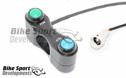 BSD Kawasaki ZX10 2011_2015, 636 race/track bike handlebar switch assembly KTRC / POW