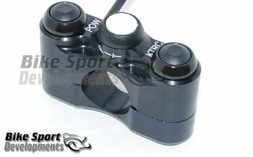 BSD Suzuki GSXR1000 2017> race/track bike handlebar switch assembly. 3 button LHS, Select, Up, Down
