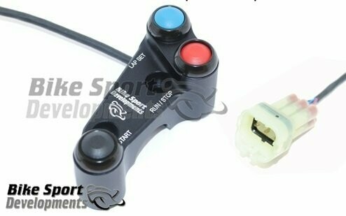 BSD Kawasaki  ZX10R 2016>  3 button Direct Brake pump mount - All ECU types - RHS Stop/Run, Start, Lap/Launch