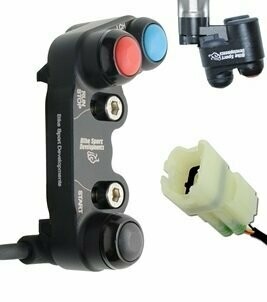 BSD Kawasaki  ZX10R 2016>  3 button Brake pump mount - All ECU types - RHS Stop/Run Start Launch