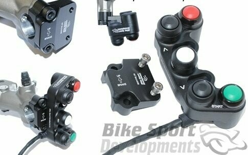 BSD Yamaha R1 15 -19 - 5 button, Brake pump mount - Standard and kit systems - RHS - Stop/run Up Select Down Start