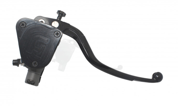 Accossato master cylinder - forged - With integrated reservoir - fixed lever