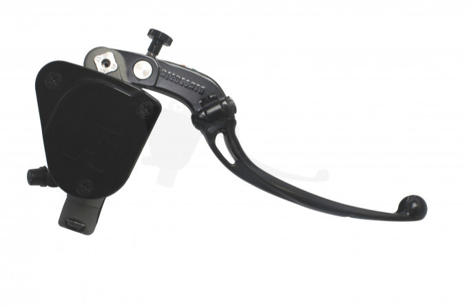 Accossato master cylinder - forged - With integrated reservoir - folding lever