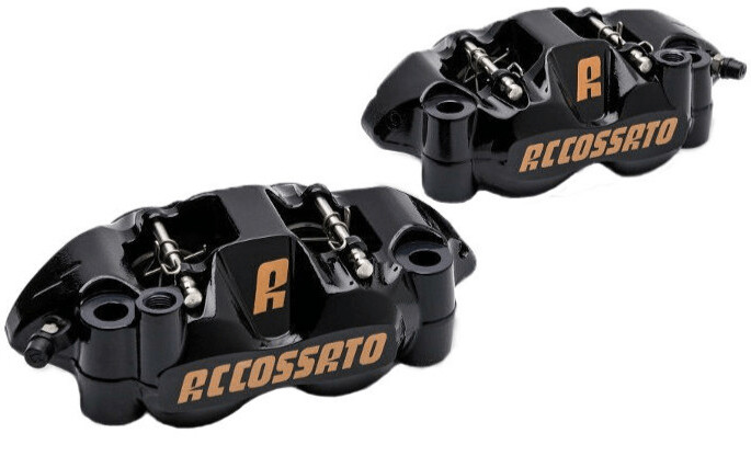 Accossato Bremsbeläge – Set Von 2, Organische Mischung, Maße 86x40x9 Mm