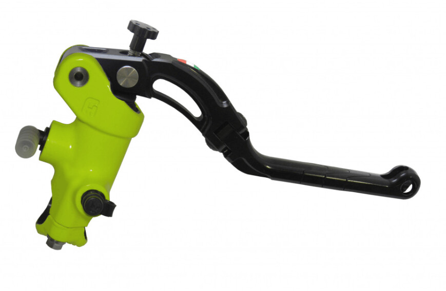 ACCOSSATO MASTER CYLINDER -  FORGED - PAINTED - REVOLUTION LEVER; 16mm BORE 16 or 18 RATIO