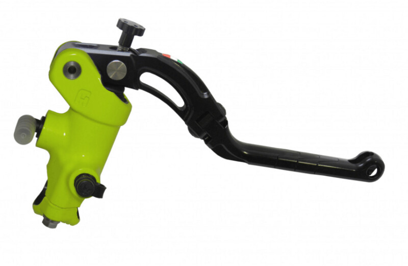 ACCOSSATO MASTER CYLINDER - FORGED - PAINTED - REVOLUTION LEVER; 19mm BORE 18 or 20 RATIO
