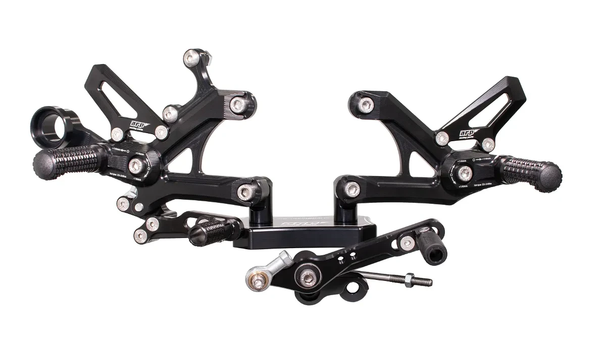 ARP racing rearsets YZF R6 06-16