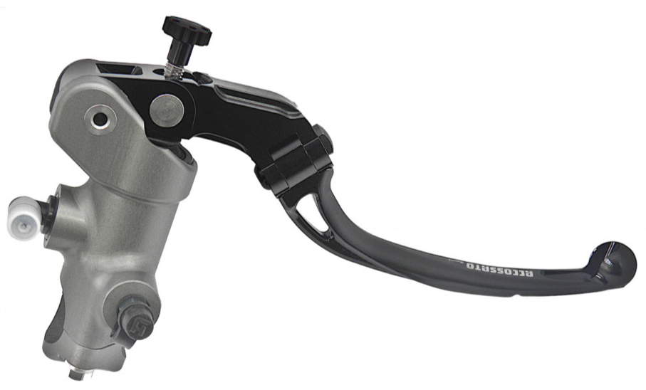 ACCOSSATO MASTER CYLINDER - CNC - FOLDING LEVER; 17mm BORE 18 or 20 RATIO OPTION