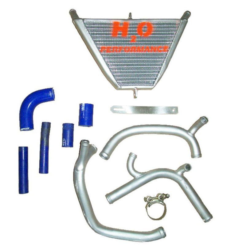 H2O PERFORMANCE ADDITIONAL WATER RADIATOR HONDA CBR 1000 RR 2008-2016