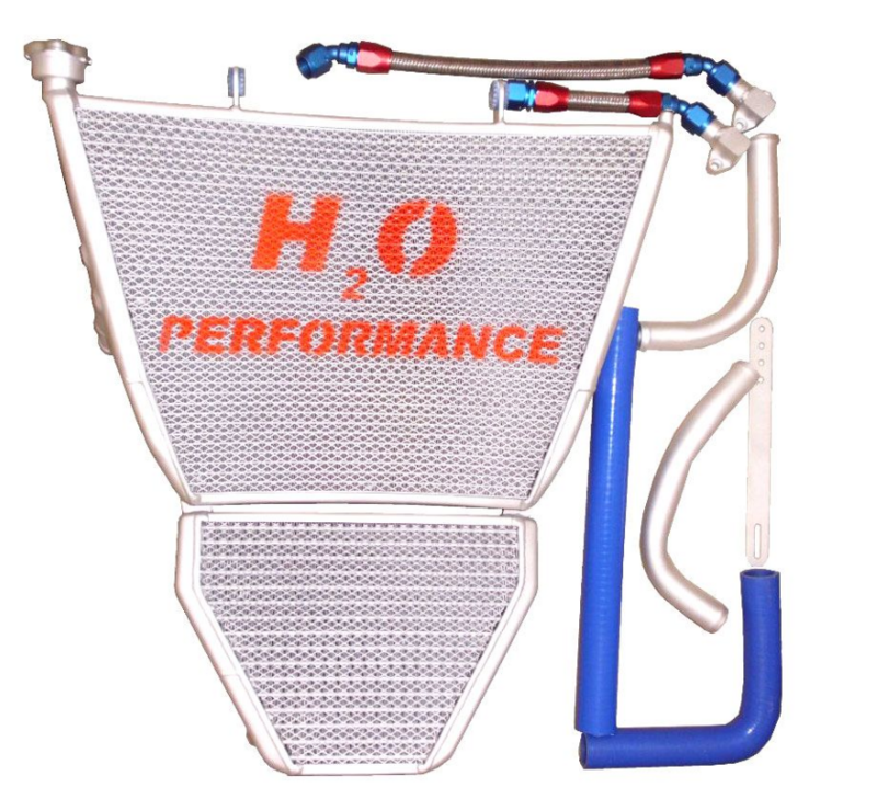 H2O PERFORMANCE OVERSIZED WATER + OIL RADIATOR SUZUKI GSX-R 1000 2009-2013