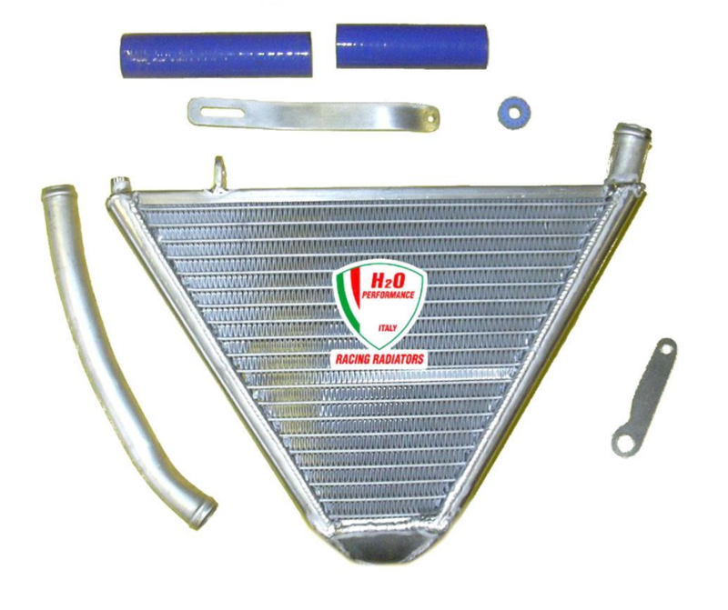 H2O PERFORMANCE ADDITIONAL WATER RADIATOR TRIUMPH DAYTONA 675 2006-2012