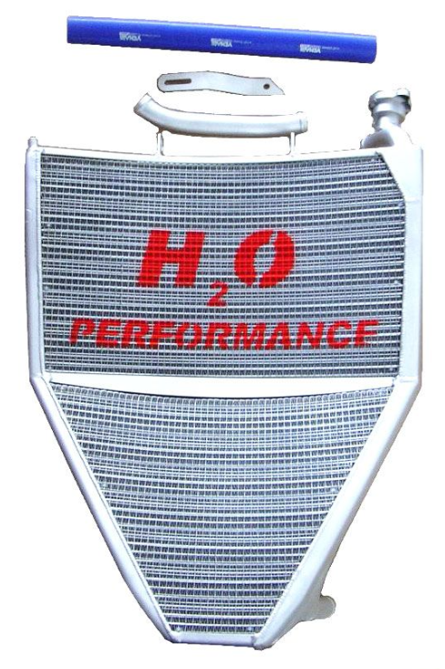 H2O PERFORMANCE OVERSIZED WATER RADIATOR TRIUMPH DAYTONA 675 2006-2012