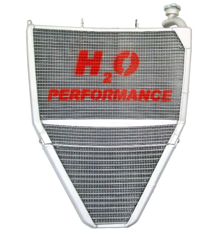 H2O PERFORMANCE OVERSIZED WATER RADIATOR TRIUMPH DAYTONA 675 2013-2020