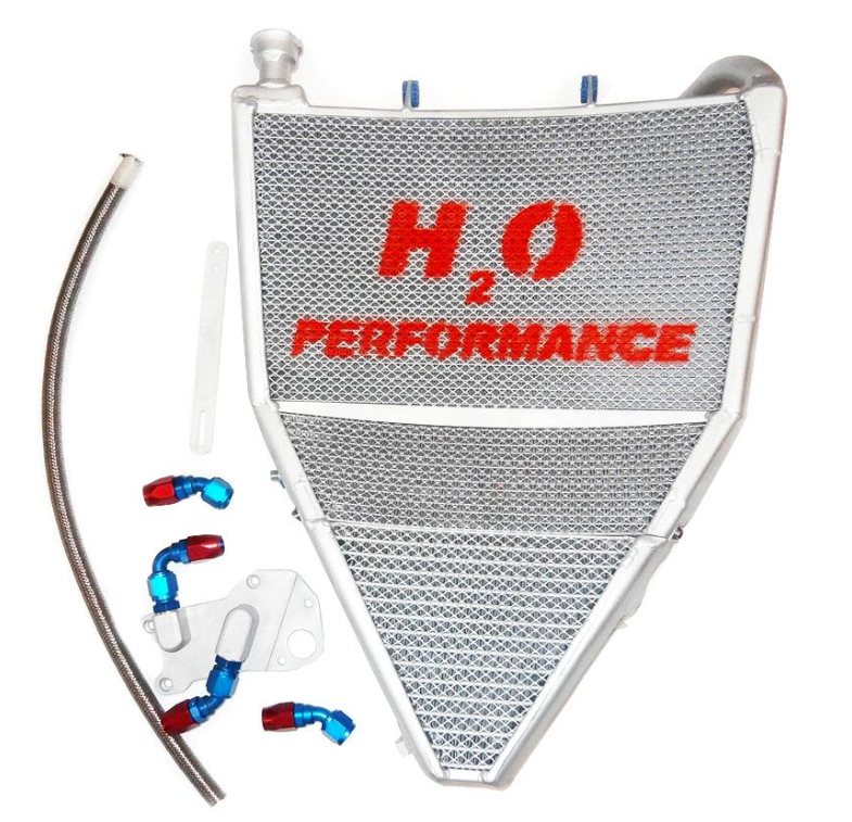 H2O PERFORMANCE OVERSIZED WATER RADIATOR + OIL TRIUMPH DAYTONA 675 2013-2020