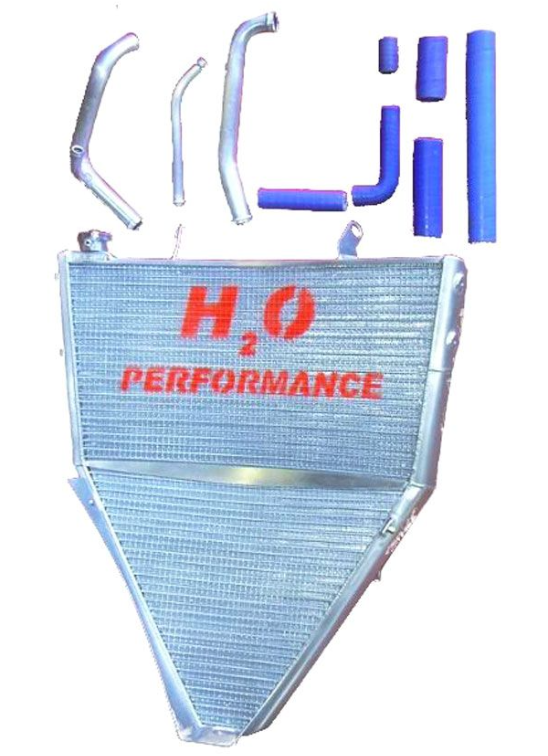 H2O PERFORMANCE OVERSIZED WATER RADIATOR YAMAHA YZF R6 2008-2016