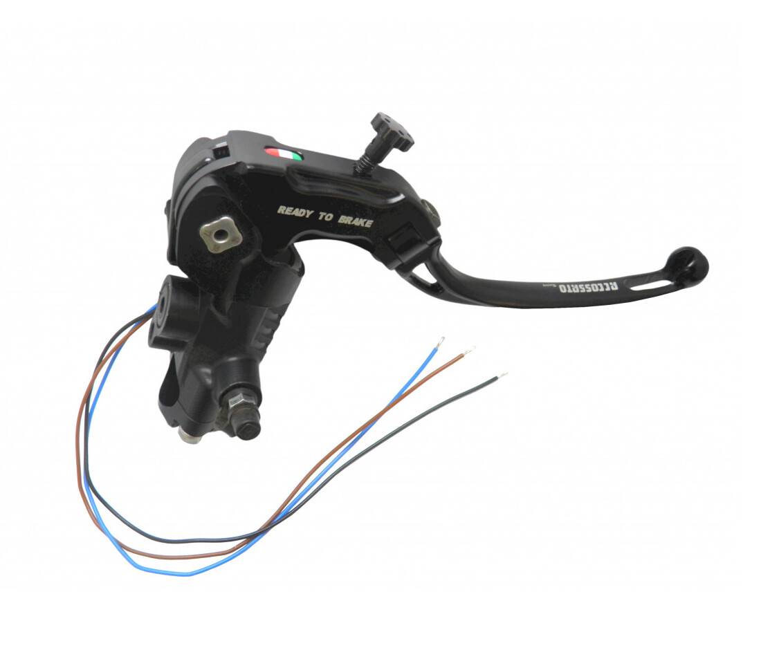 ACCOSSATO READY TO BRAKE MASTER CYLINDER -  CNC - PRS 19mm BORE ADJUSTABLE LEVER RATIO